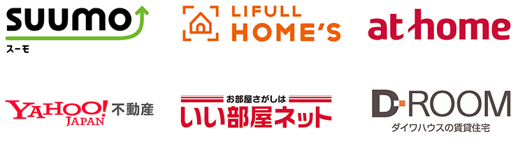 SUUMO・HOME'S・at home対応｜大阪の賃貸 仲介手数料無料