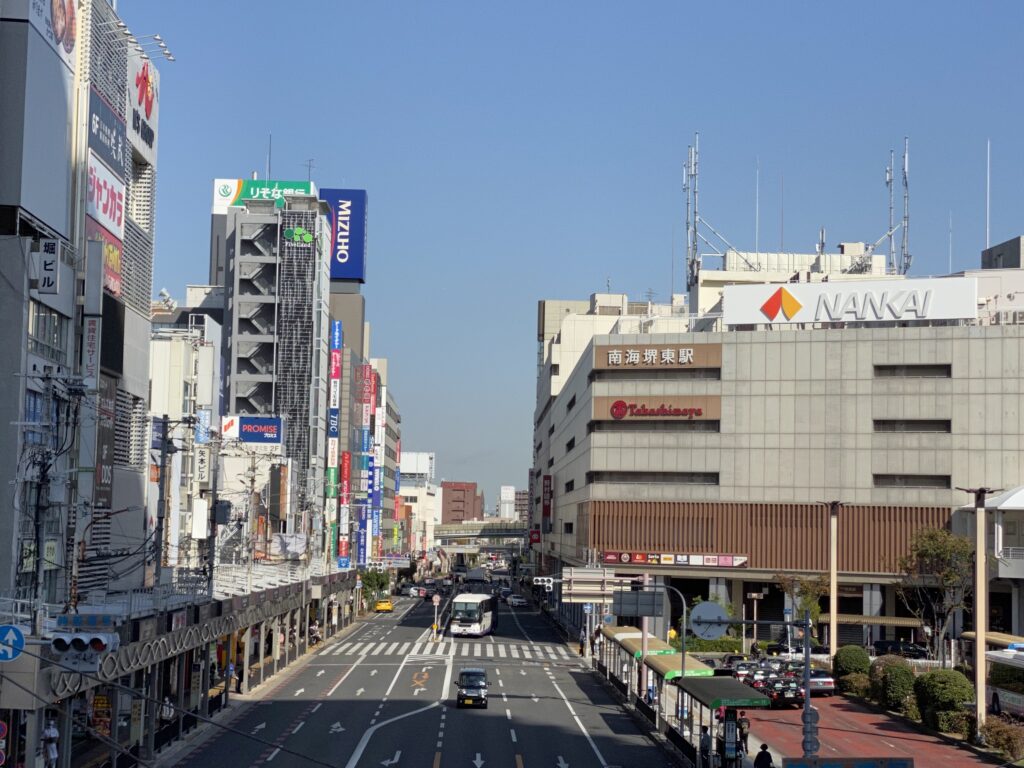 堺東駅の風景
